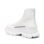 Alexander McQueen Tread Slick Boot White Logo