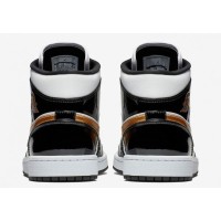 Nike Air Jordan 1 MID Black Gold Uomo Donna | Miglior Qualità | Streetwalk
