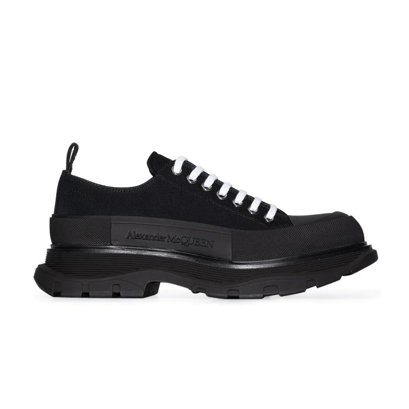 Alexander McQueen Tread Slick Lace Up Black