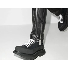 Alexander McQueen Tread Slick Lace Up Black
