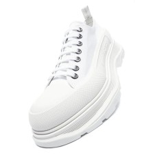 Alexander McQueen Tread Slick Lace Up White