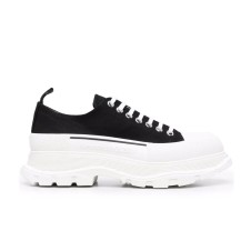 Alexander McQueen Tread Slick Lace Up White Black