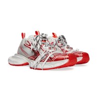 3XL Sneaker White Red | 100% Originale | Streetwalk