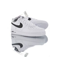 Shop Nike Air Force 07´ Bianca Logo Nero Uomo Donna | Top Quality | Streetwalk