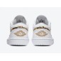 Nike Air Jordan 1 Low White Metallic Gold