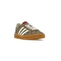 Adidas X Gucci Gazelle Beige Monogram