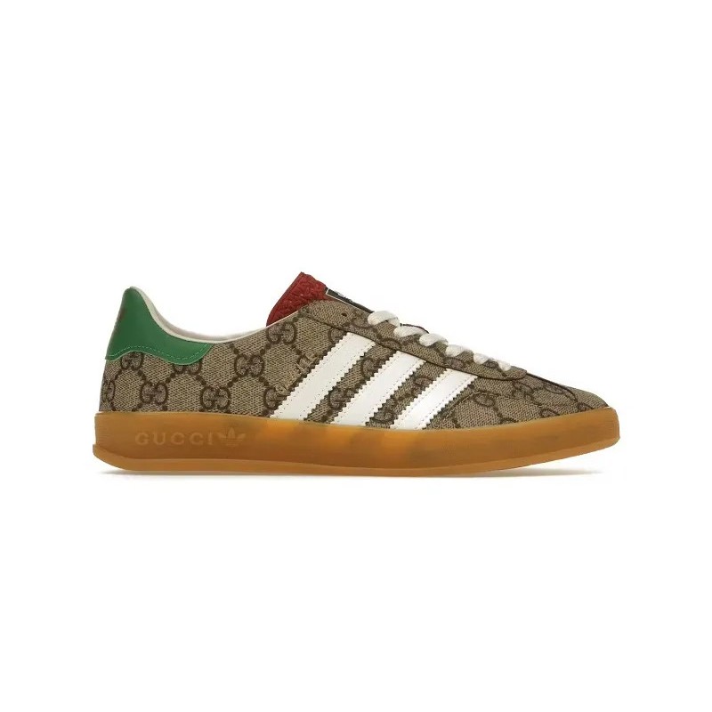 Adidas X Gucci Gazelle Beige Monogram
