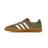 Adidas X Gucci Gazelle Beige Monogram