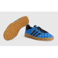 Adidas X Gucci Gazelle Blue Black