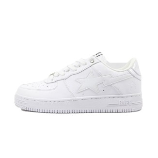Bape STA Low White