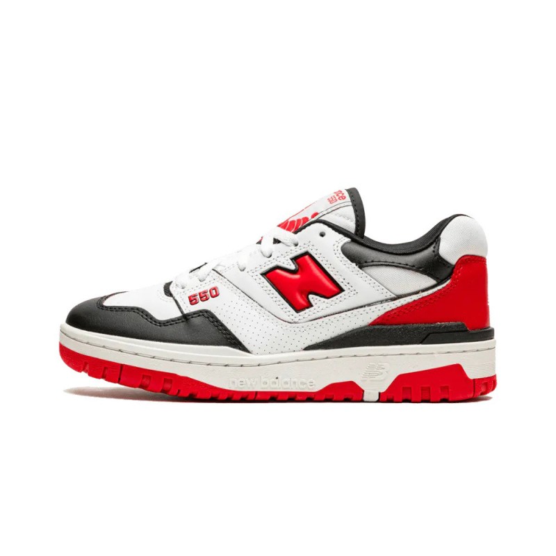 New Balance 550 White Red Black