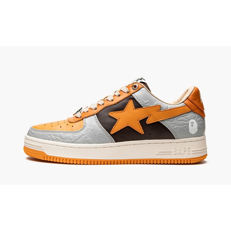 Bape STA Low Grey Orange