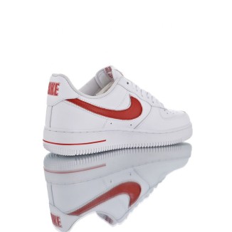 Nike Air Force 07´ Bianca Logo Rosso