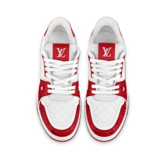 Louis Vuitton Sneaker Signature Red White