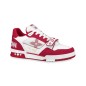 Louis Vuitton Trainer Sneaker Red White