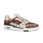Louis Vuitton Trainer White Brown