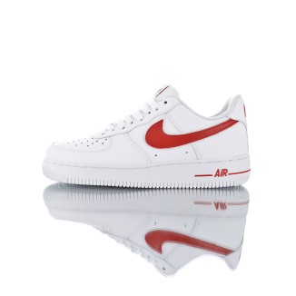 Nike Air Force 07´ Bianca Logo Rosso