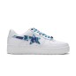 Bape STA Low White Blue