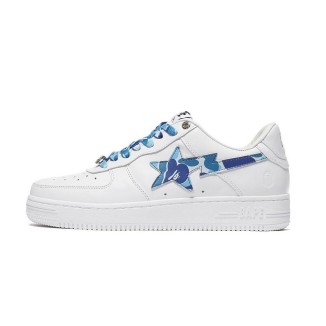 Bape STA Low White Blue