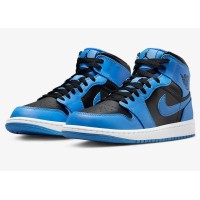 Shop Nike AIr Jordan 1 Mid University Blue Uomo Donna | Top Quality | Streetwalk