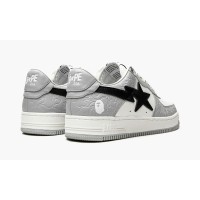 Bape STA Low White Grey