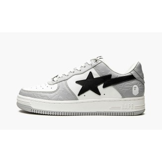 Bape STA Low White Grey