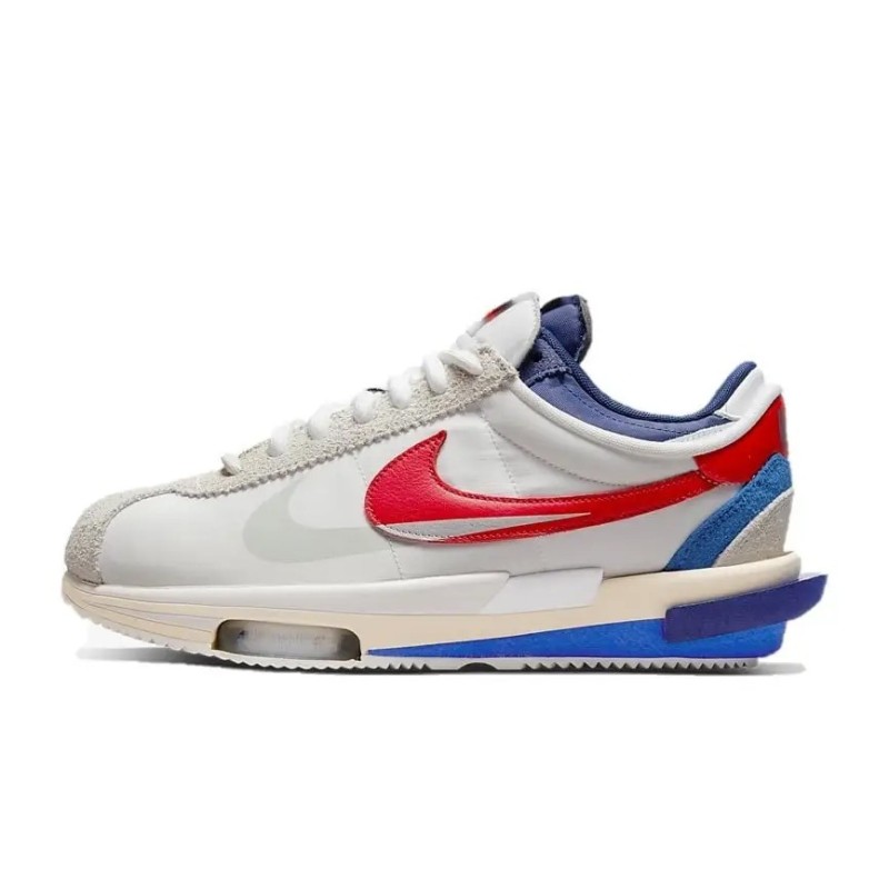 Nike Zoom Cortez x Sacai White University Red