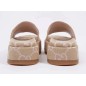 Gucci Jumbo GG Platform Slide Sandal Beige Light Pink Canvas