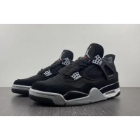 Nike Air Jordan 4 Black Canvas