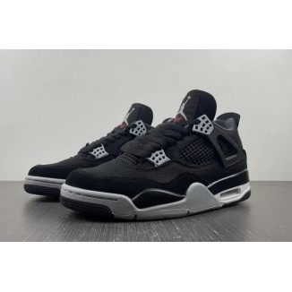 Nike Air Jordan 4 Black Canvas