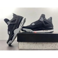 Nike Air Jordan 4 Black Canvas