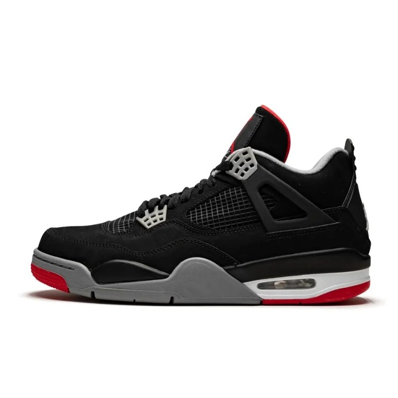 Nike Air Jordan 4 Black Red Bred