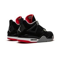 Nike Air Jordan 4 Black Red Bred