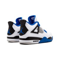 Nike Air Jordan 4 White Blue Motorsports