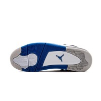 Nike Air Jordan 4 White Blue Motorsports